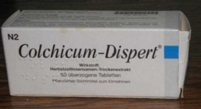 Способ применения препарата Colchicum-Dispert