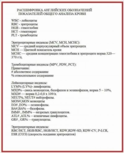 Lym в анализе крови: значение и норма лимфоцитов у женщин и мужчин